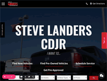 Tablet Screenshot of landerscountry.com